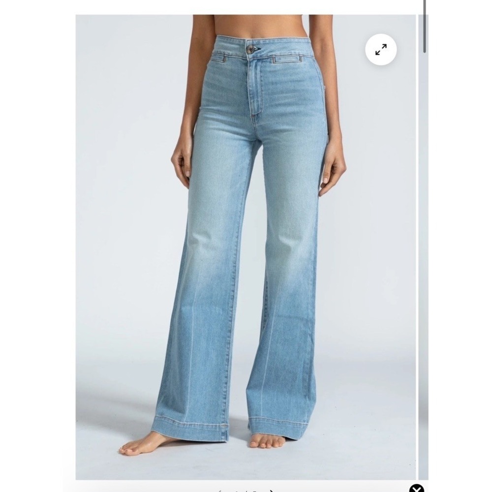 ASKK‎ NY  BRIGHTON Jeans Keel Over Size  26 Wide Leg